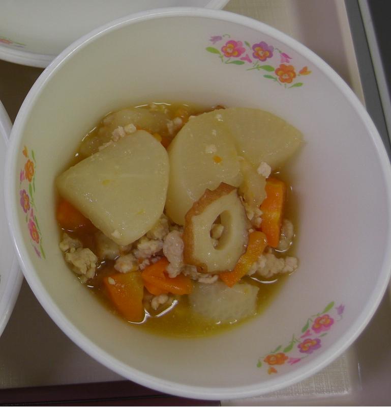 大根のそぼろ煮