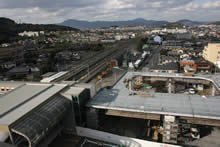 苅田町駅周辺風景