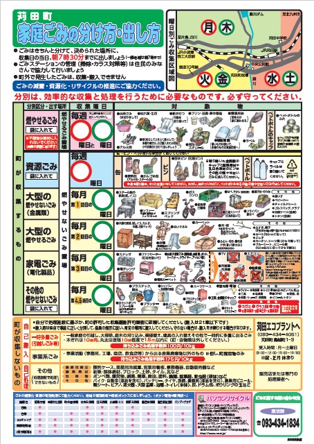 家庭ごみの分け方・出し方（ポスター）の画像