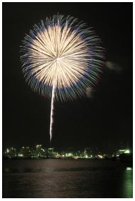 かんだ港まつりの花火