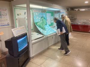 苅田町役場ロビー展示