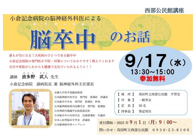 脳卒中ポスター