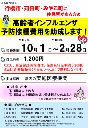R7 高齢者インフルエンザポスター