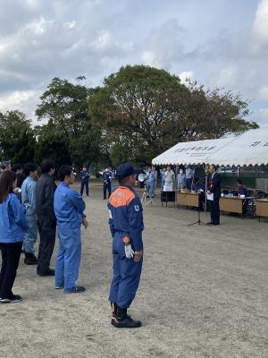 町長が挨拶をしている写真